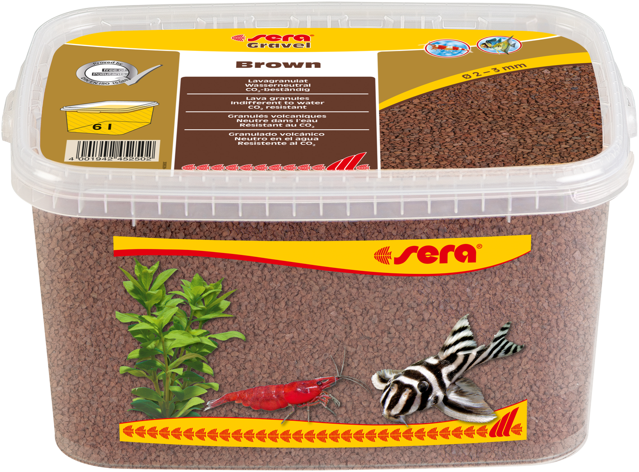 Sera Gravel Brown Lava
