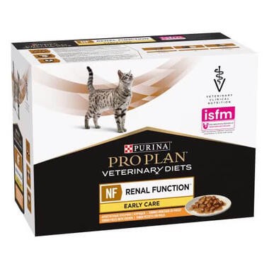 PURINA® PRO PLAN® VETERINARY DIETS  FELINE NF Renal Function Early Care Sobres Pollo