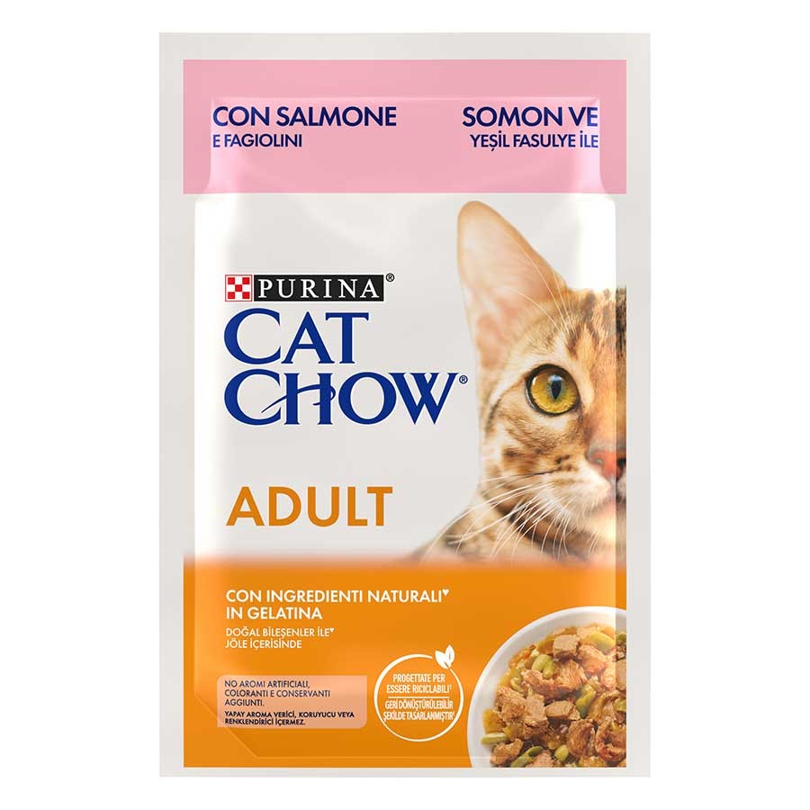 CAT CHOW Adulto Húmedo Salmón