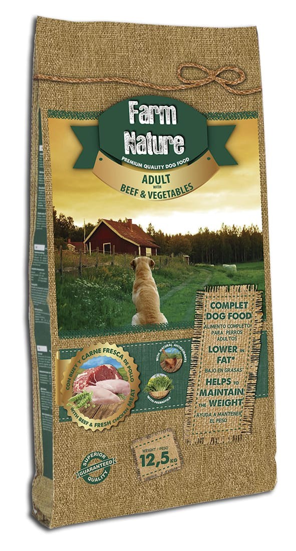 FN Buey con Verduras – Pienso Perro Farm Nature