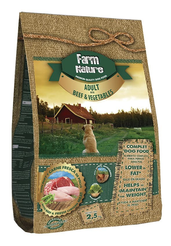 FN Buey con Verduras – Pienso Perro Farm Nature