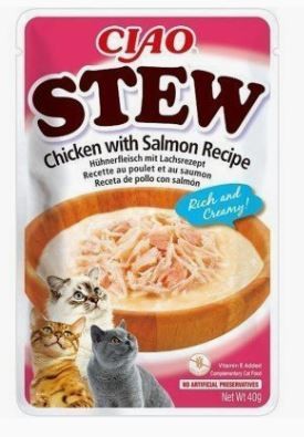 Churu CAT Chicken STEW Salmón 40gr