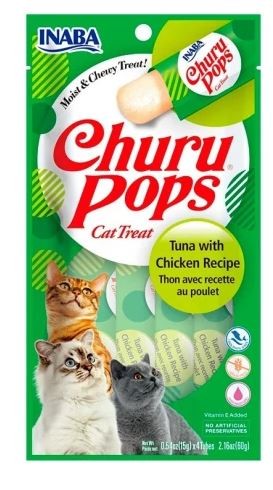 Churu Pops Receta de atún con pollo 4x14gr