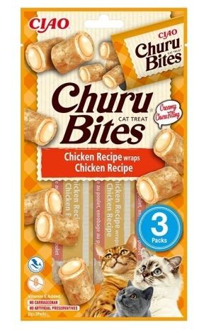 Churu CAT Bites receta de pollo 3x10gr