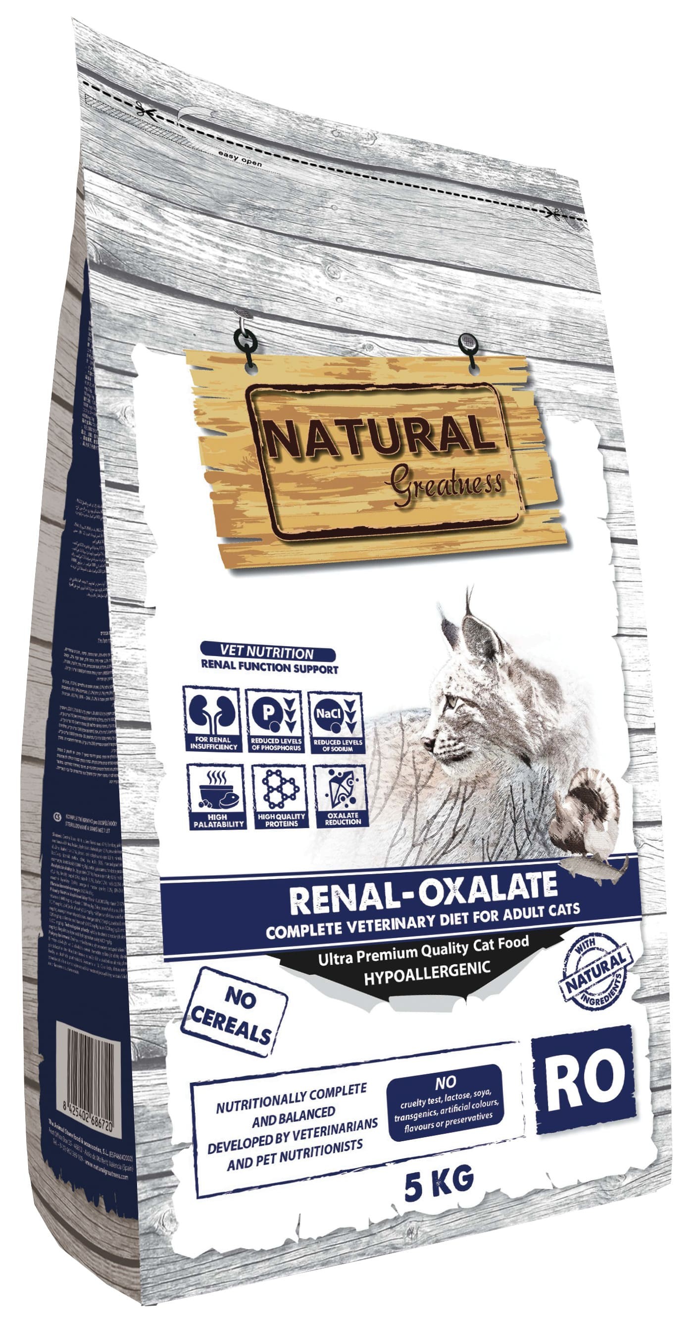 Renal-Oxalate - Dieta Veterinaria Gato