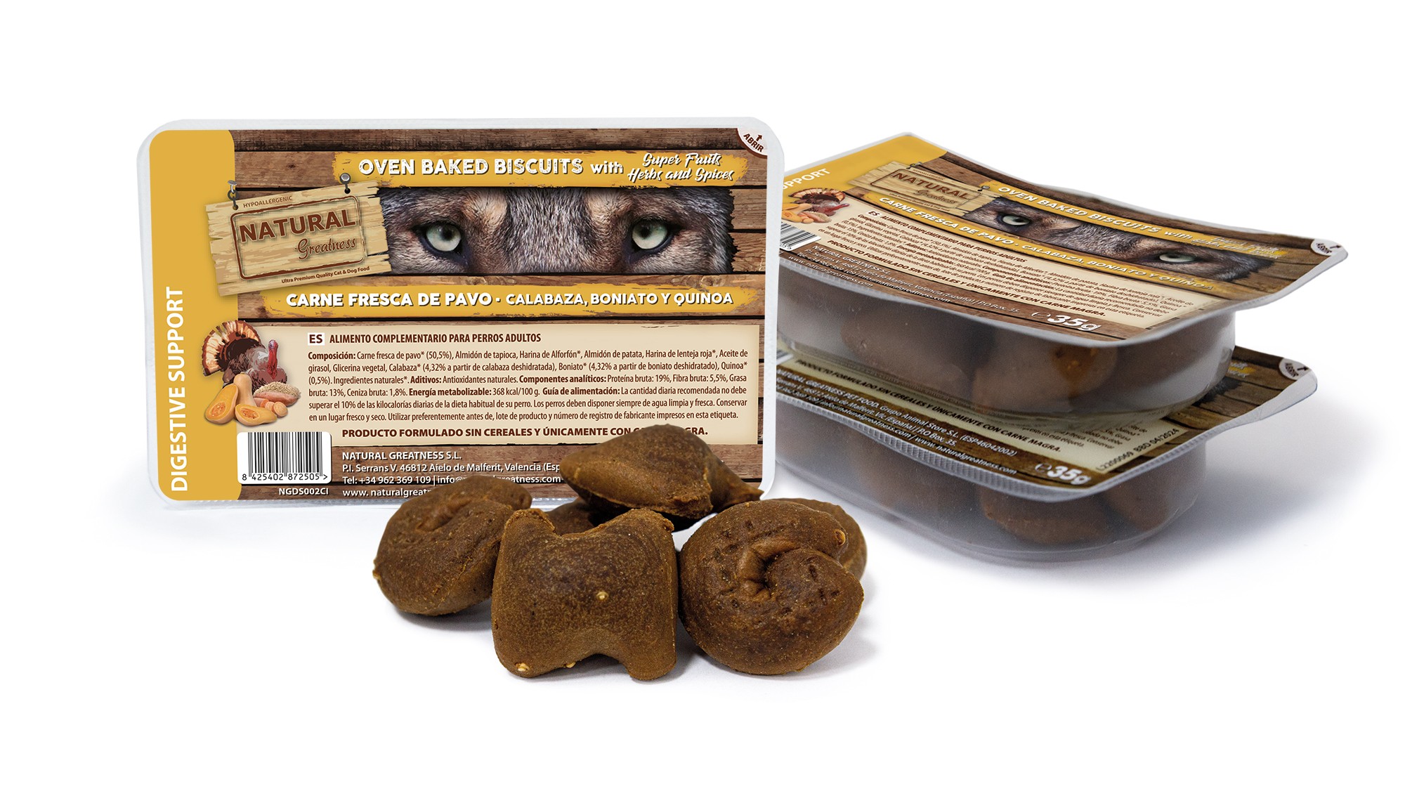 Digestive Support (Oven baked biscuits) 