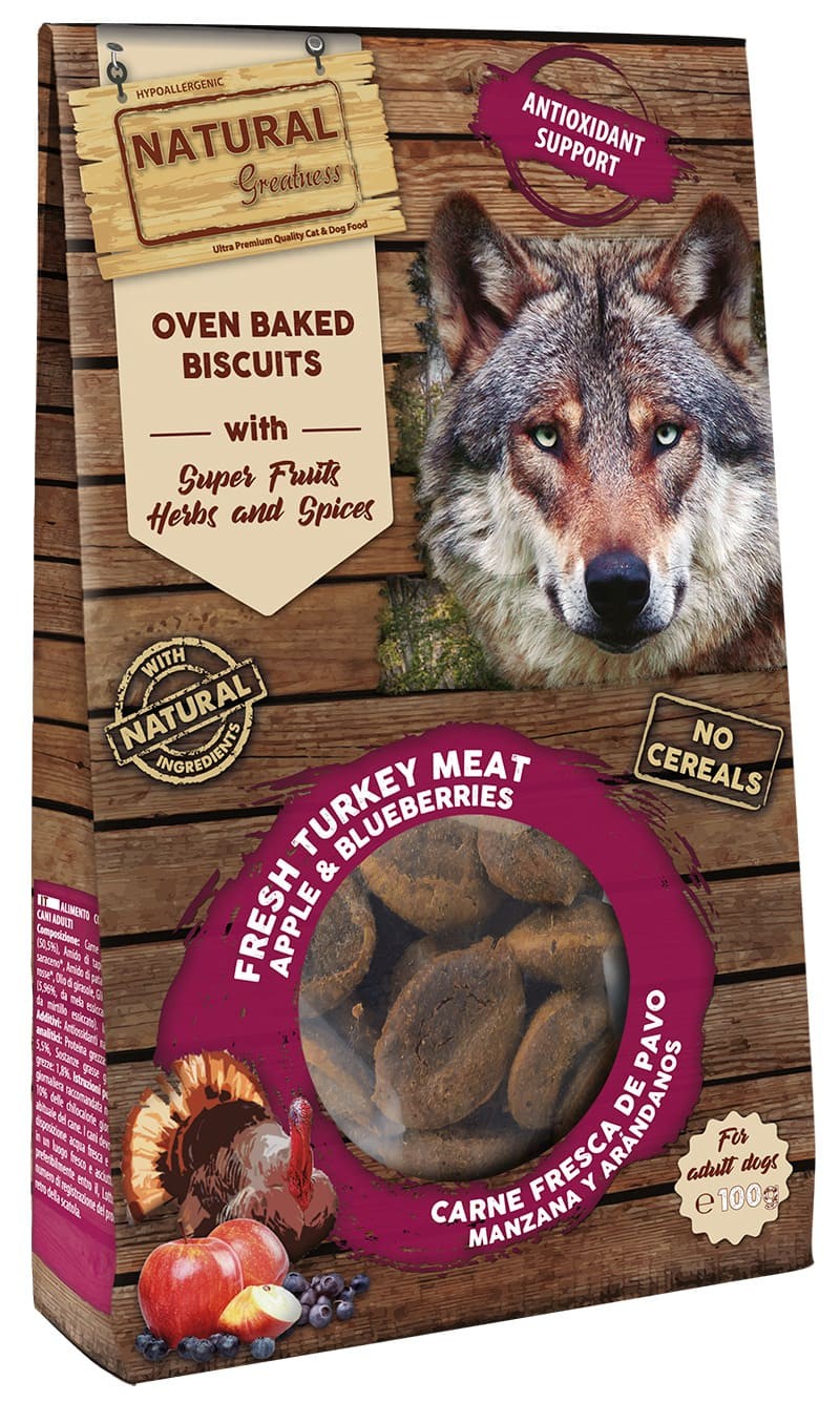 Galletas horneadas Antioxidant Support 100 g (manzana y arándanos)