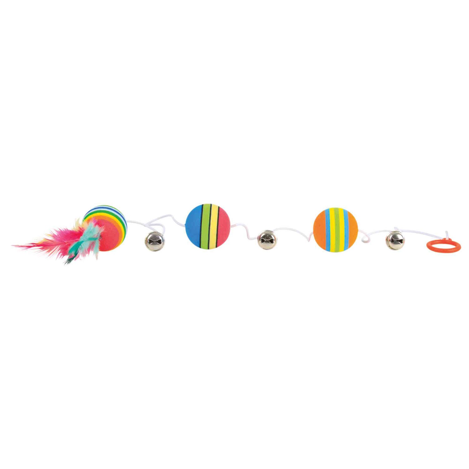 Pelotas Arco Iris con Cinta Elástica