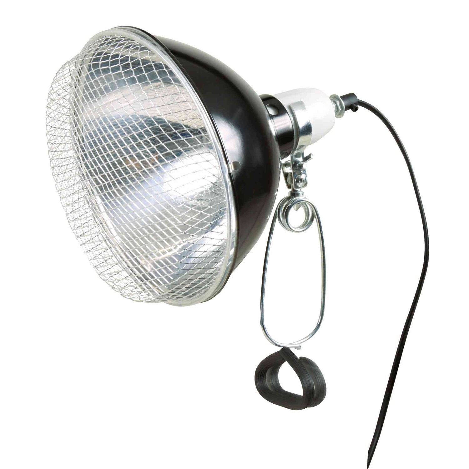 Reflector con Abrazadera para Lámpara con malla protectora