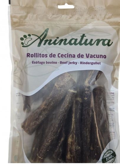 Aninatura Snack Rollitos Cecina vacuno 250g