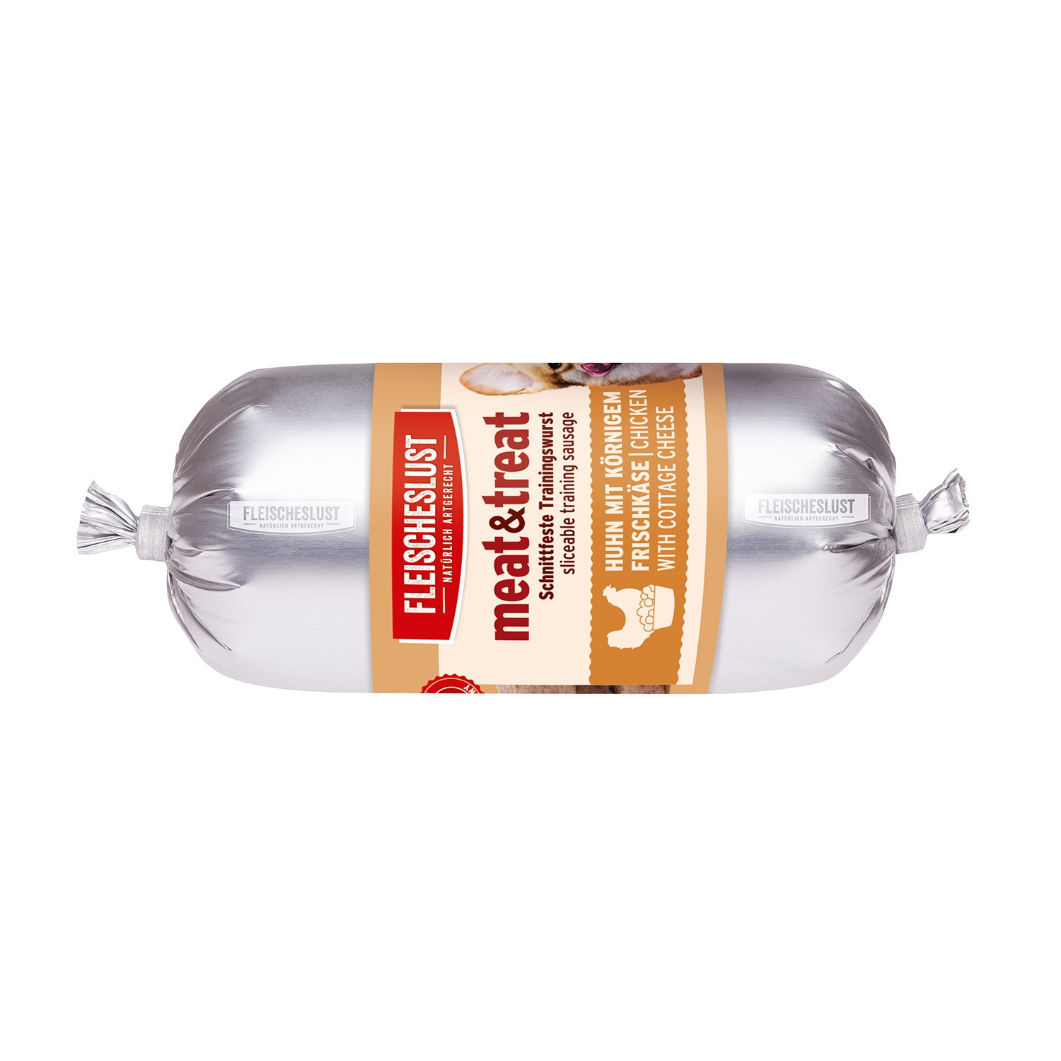 Salchicha Perro Pollo y queso, MEATLOVE, 200g