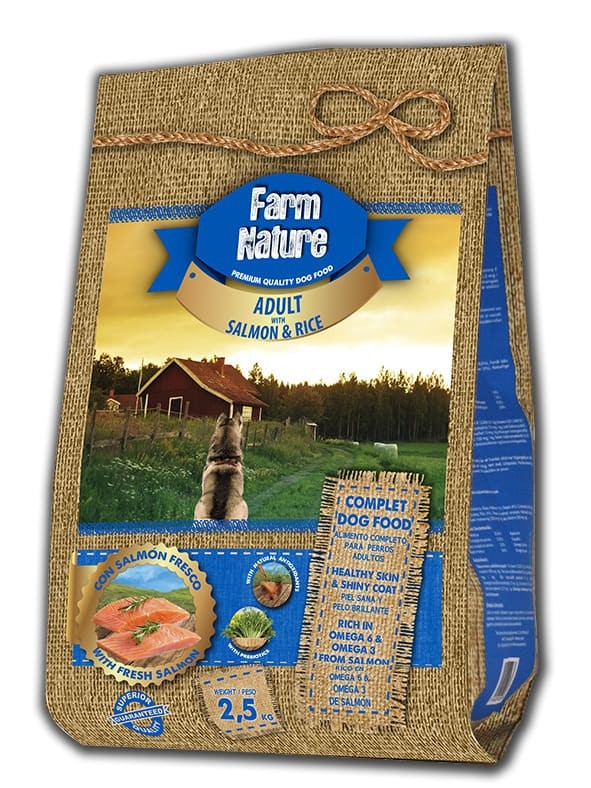 FN Salmón con Arroz – Pienso Perro Farm Nature