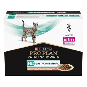 PURINA® PRO PLAN® VETERINARY DIETS  FELINE EN Gastrointestinal Sobres Salmón