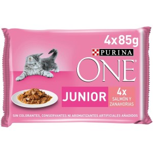 Purina ® ONE Junior Gato húmedo Rico en Salmón