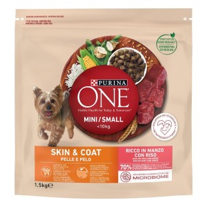 Purina ® ONE Mini Perro Piel y pelaje seco Buey y Arroz