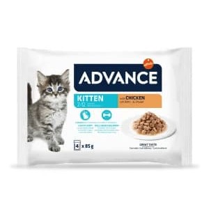 BOCADITOS EN SALSA PARA GATITOS - CON POLLO 0,34 Kg