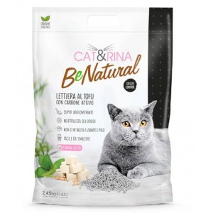 Cat&Rina BeNatural, Arena de Tofu para Gatos, Aglomerante, Vegetal y Ecológica.
