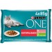 Purina ® ONE Esterlizados Gato húmedo Rico en Salmón y Pavo